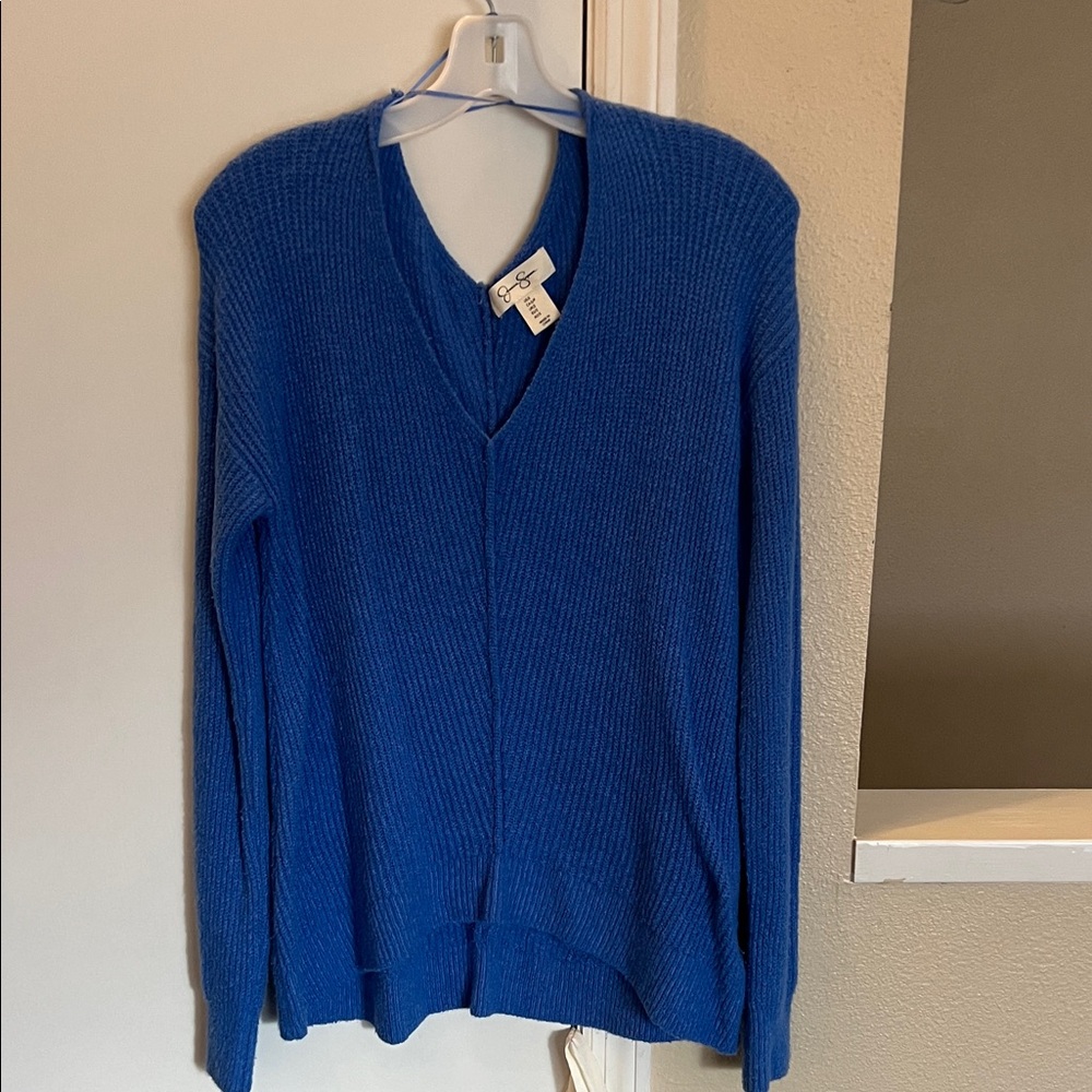 Jessica Simpson Royal Blue V-Neck Sweater